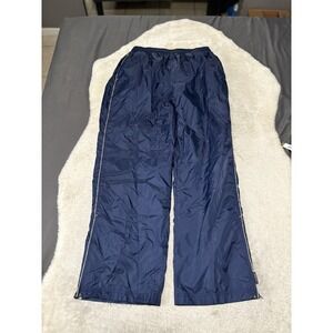 VTG Reebok Men's Blue‎ Y2K Loose Joggers Size XL Ankle Zip Pants
